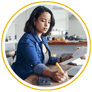woman-paying-bills