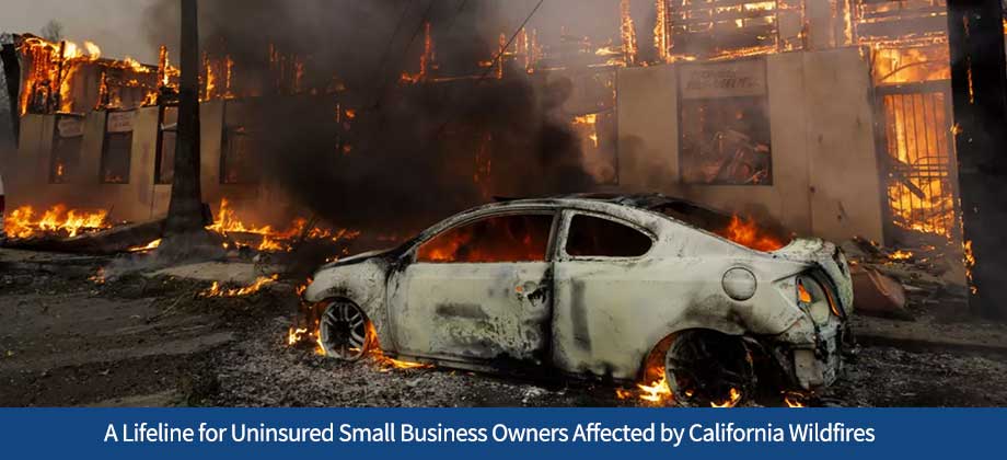 A Lifeline for Uninsured Small Business Owners Affected by California Wildfires