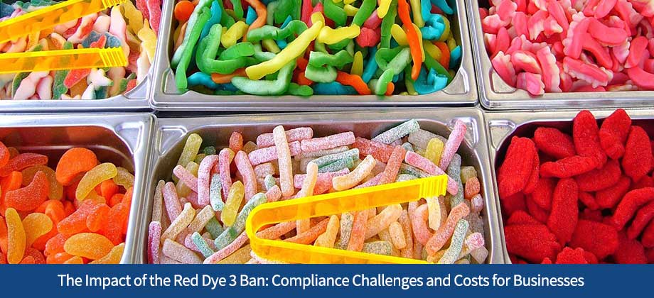 The Impact of the Red Dye 3 Ban: Compliance Challenges and Costs for Businesses and Manufacturers