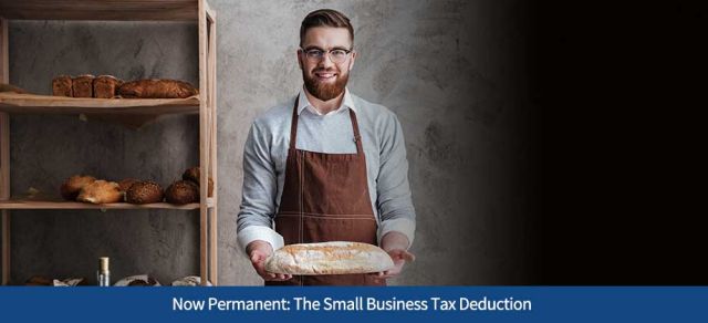 Now Permanent: The Small Business Tax Deduction