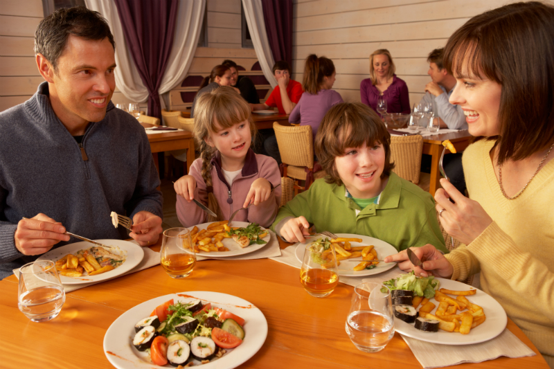 cozy restaurant gathering