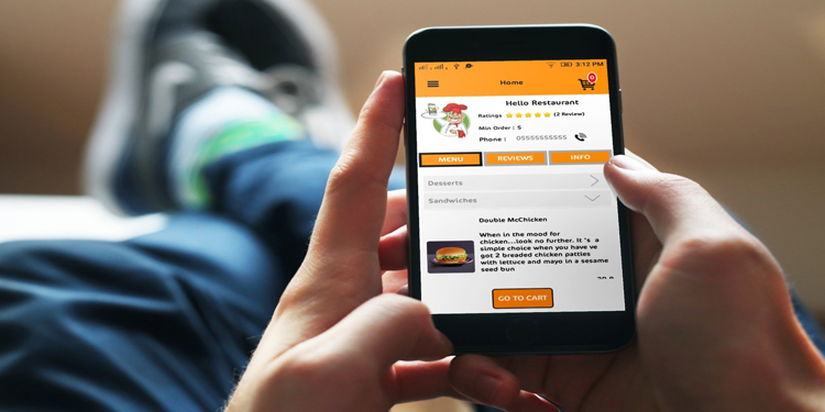 restaurant ordering app