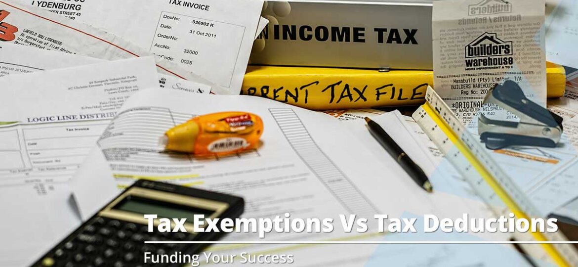 Tax Exemptions vs. Tax Deductions: What’s the Difference?