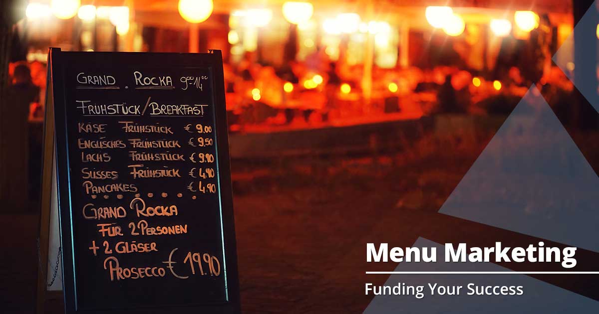 Make Your Menu a Marketing Tool