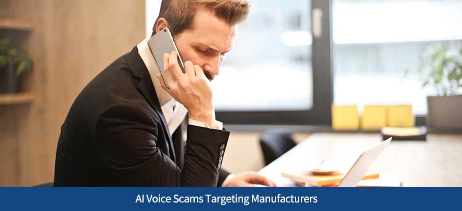 AI Voice Scams Targeting Manufacturers: What You Need to Know