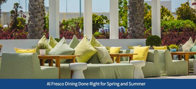 Al Fresco Dining Done Right for Spring and Summer