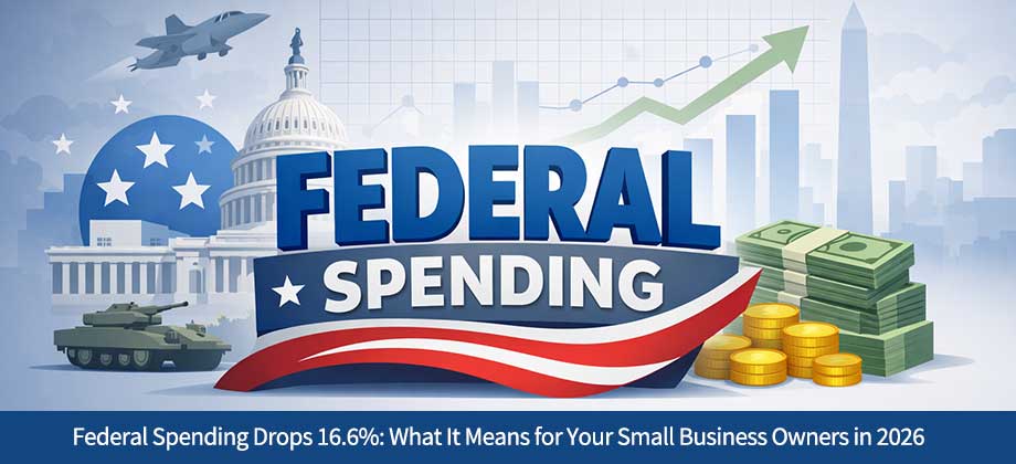 Federal Spending Drops 16.6%: What It Means for Your Small Business Owners in 2026