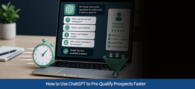How to Use ChatGPT to Pre-Qualify Prospects Faster