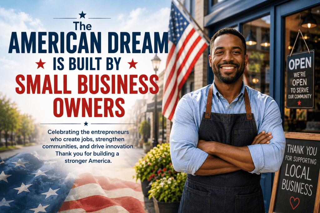 The American Dream Is Built by Small Business Owners The American Dream Is Built by Small Business Owners