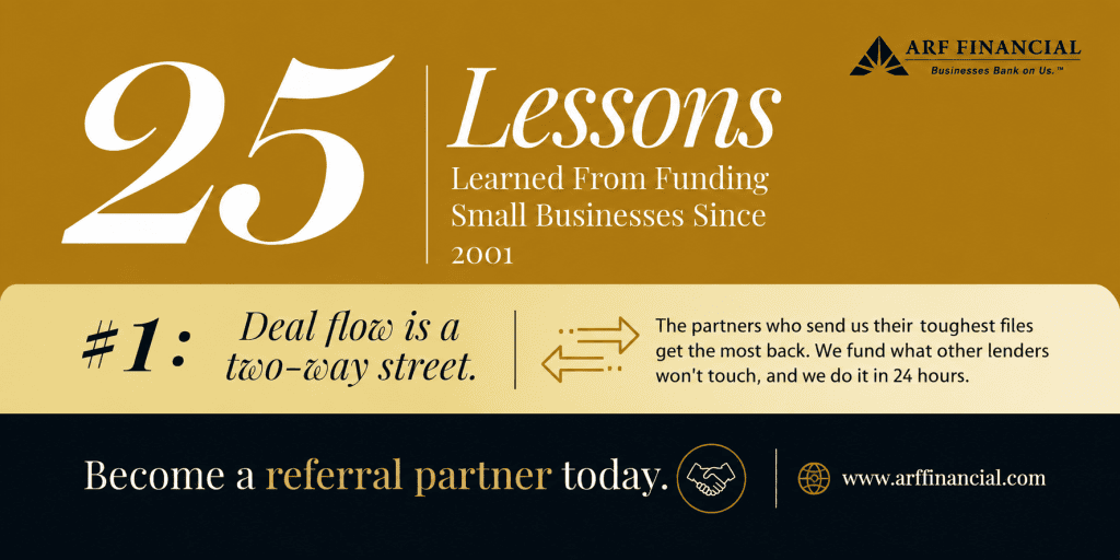 25 Lessons Learned From Funding Small Businesses Since 2001 25 Lessons Learned From Funding Small Businesses Since 2001