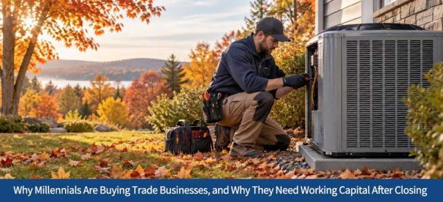 Why Millennials Are Buying Trade Businesses, and Why They Need Working Capital After Closing