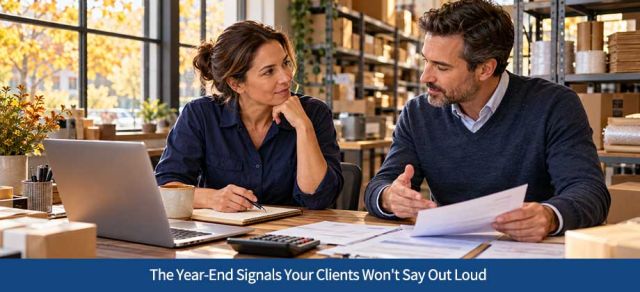 The Year-End Signals Your Clients Won't Say Out Loud