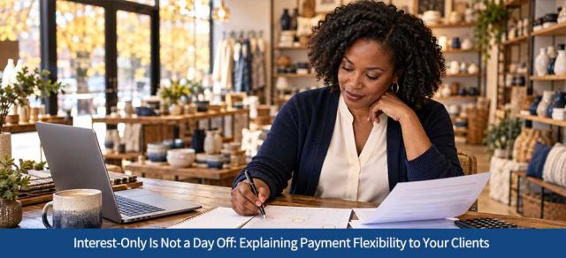 Interest-Only Is Not a Day Off: Explaining Payment Flexibility to Your Clients