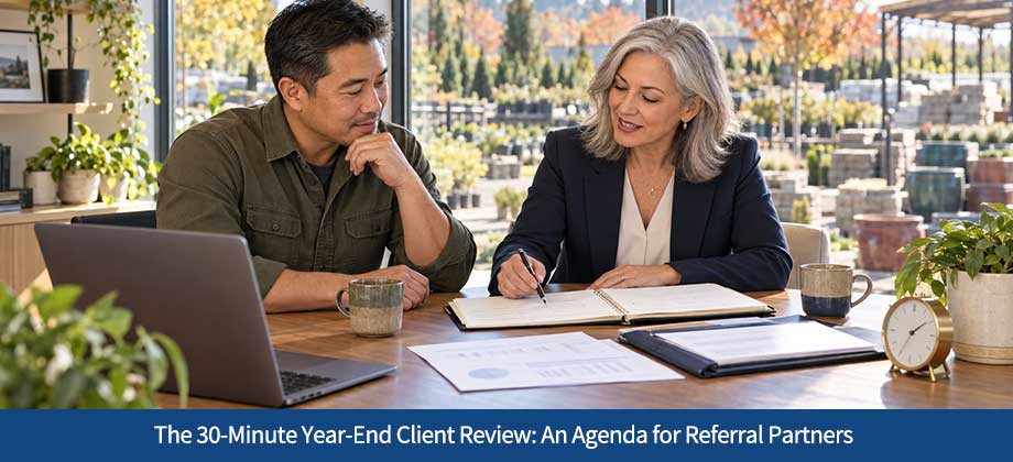 ARF-Blog-10212026C The 30-Minute Year-End Client Review: An Agenda for Referral Partners
